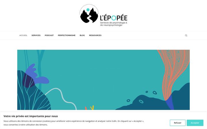Screenshot of cliniquelepopee.com