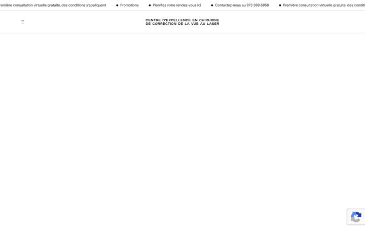 Skærmbillede af cliniqueorion.ca