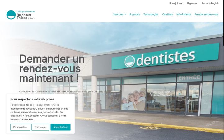 Screenshot of cliniquerta.com