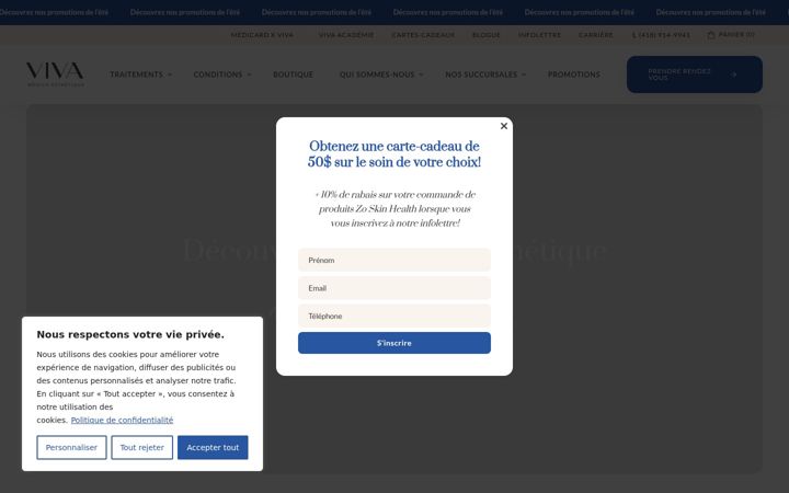 Screenshot of cliniqueviva.com