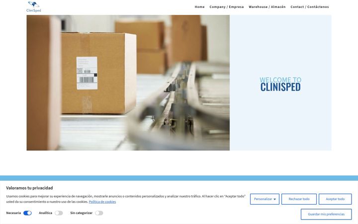 Screenshot of clinisped.com