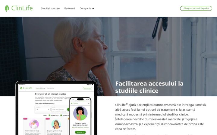 Zrzut ekranu clinlife.ro