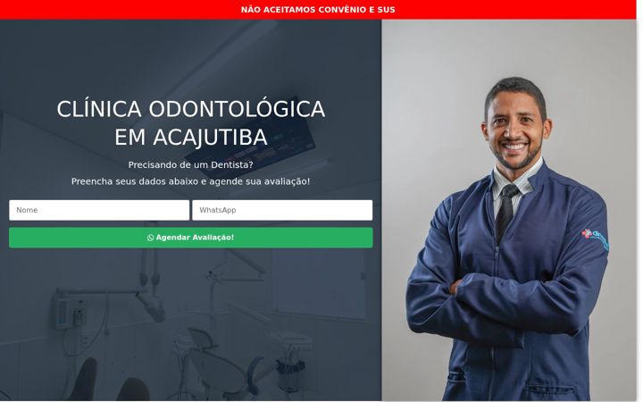 Екранна снимка на clinortho.com.br