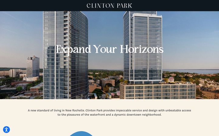 Screenshot of clintonpark.com