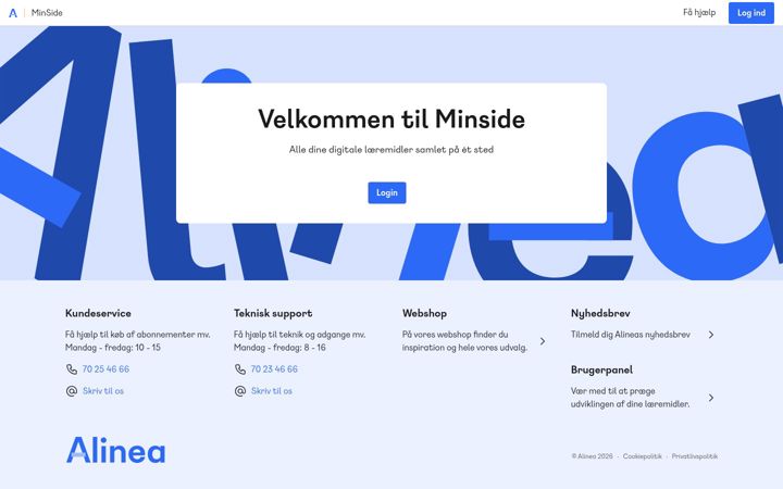 Screenshot of clioonline.dk