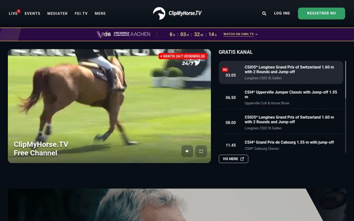 Screenshot of clip-my-horse.com