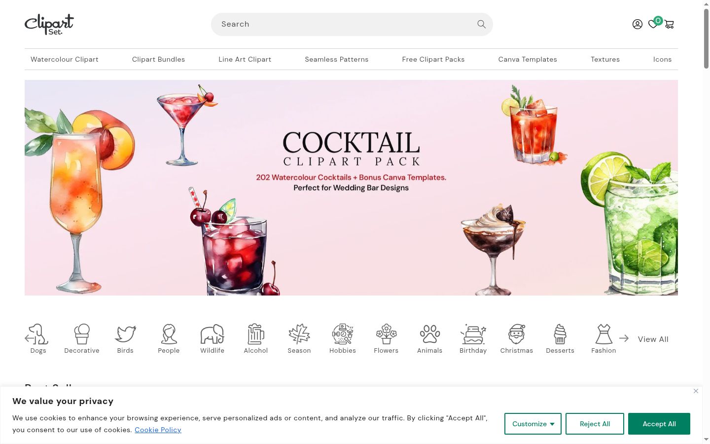 Sutikimo reklamjuostės, rodytos prieš bet kokią sąveiką, ekrano kopija