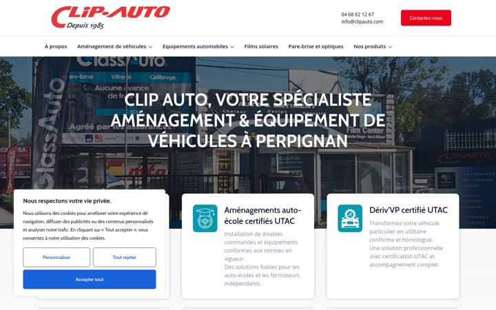 Screenshot of clipauto.com