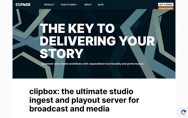 Screenshot of clipbox.live