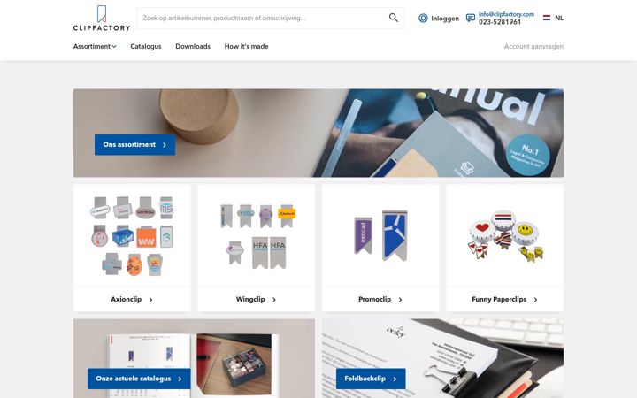 Screenshot of clipfactory.com