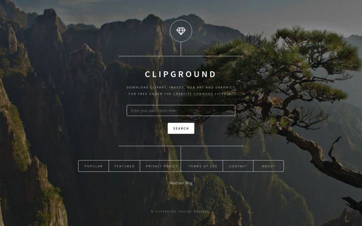 Screenshot of clipground.com