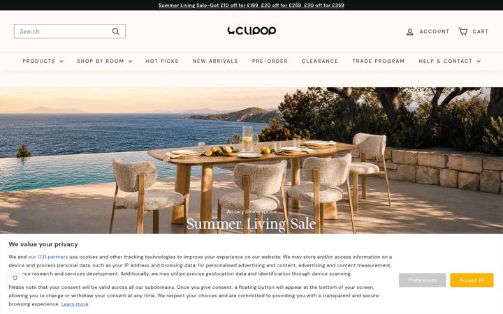 Screenshot of clipopuk.com