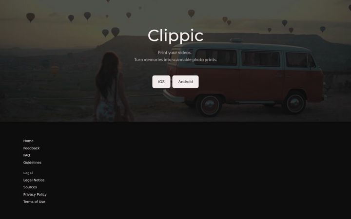 Screenshot of clippic.com
