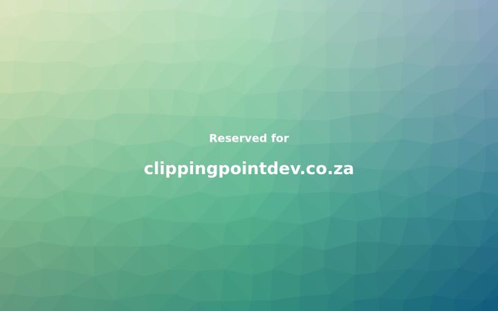 Екранна снимка на clippingpointdev.co.za