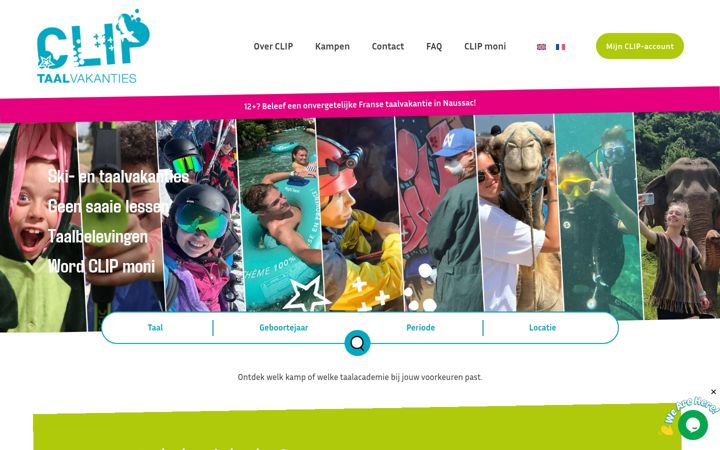 Screenshot di clipvakanties.be