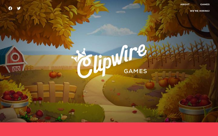 Screenshot of clipwiregames.com