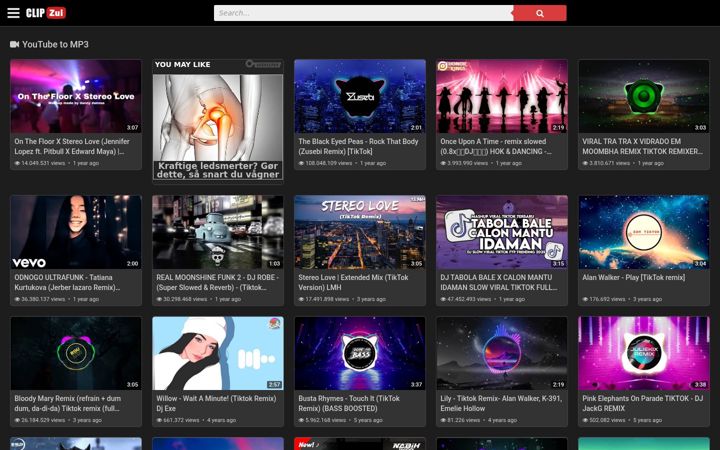 Screenshot of clipzui.com