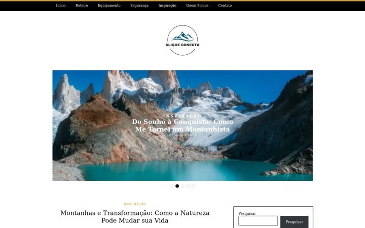Screenshot of cliqueconecta.com