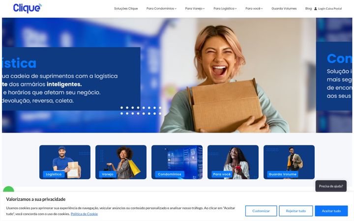 Captura de pantalla de cliqueretire.com.br