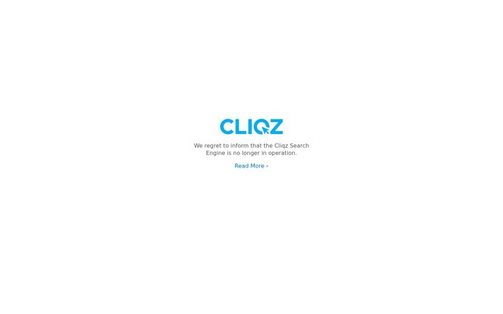 Screenshot of cliqz.com