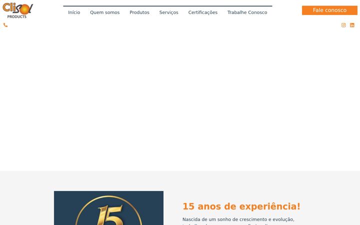Captura de pantalla de clisol.com.br