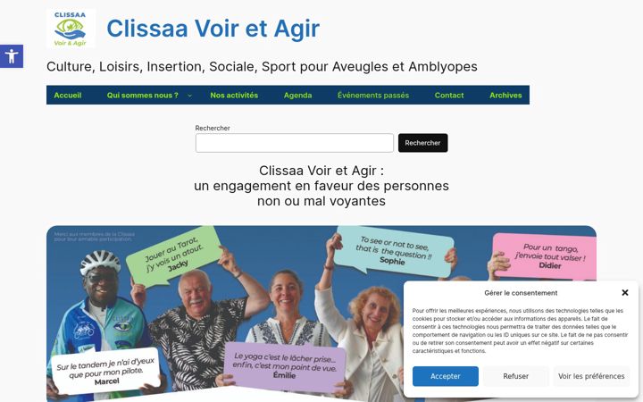 Screenshot von clissaa.fr
