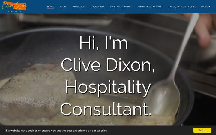 Screenshot of clivedixonconsultancy.com