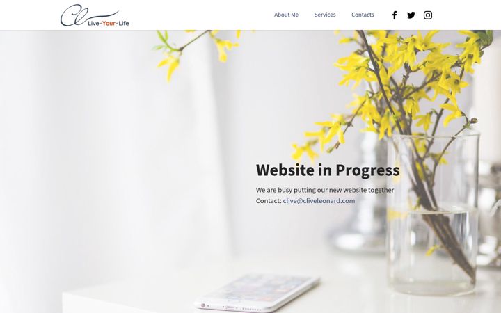 Screenshot of cliveleonard.com