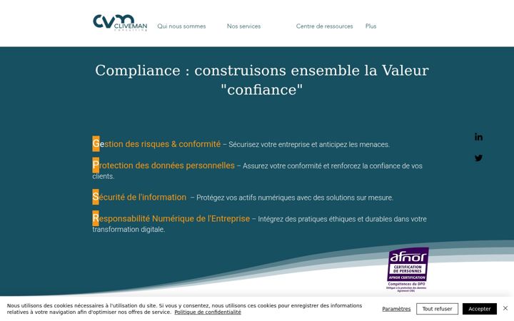 Screenshot of cliveman.com