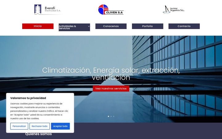 Screenshot di clivensa.net