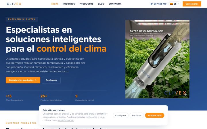 Screenshot of clivex.com