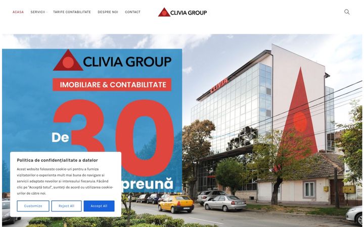 Zrzut ekranu clivia.ro