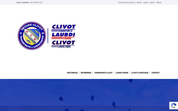 Screenshot of clivot-transports.fr