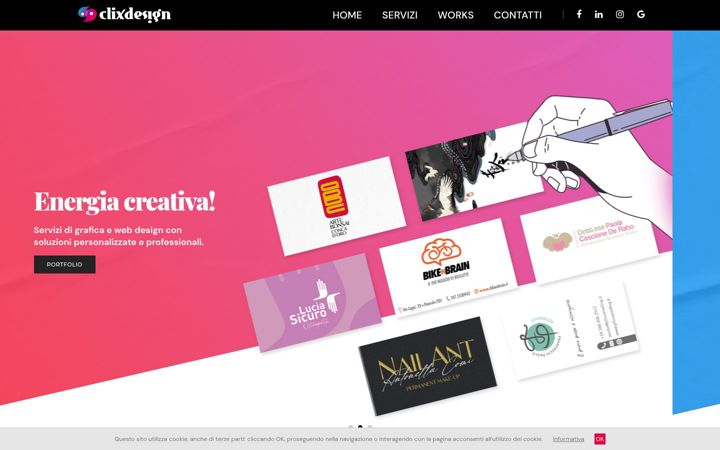 Zrzut ekranu clixdesign.it
