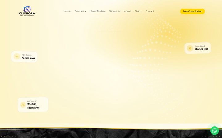 Screenshot of clixhora.com