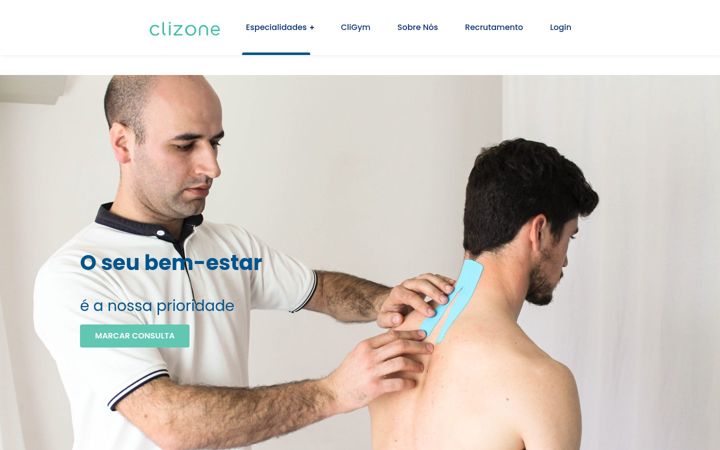 Captură de ecran a clizone.pt