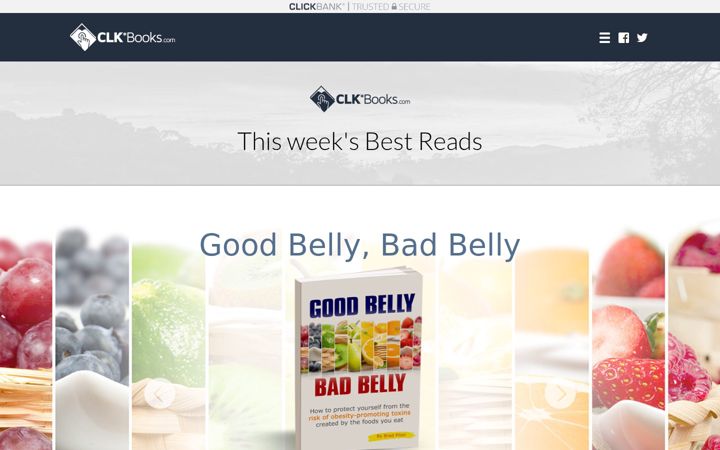 Screenshot of clkbooks.com