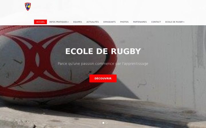 Screenshot of clla-rugby.com