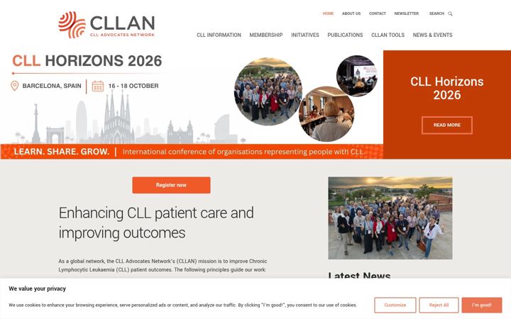 Screenshot of clladvocates.net