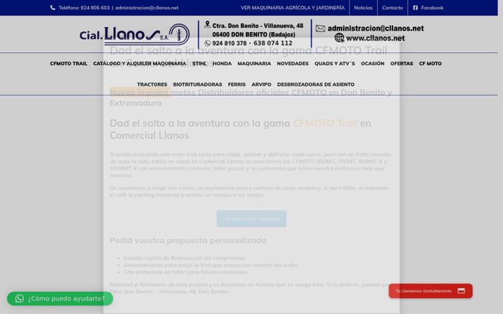 Screenshot of cllanos.net