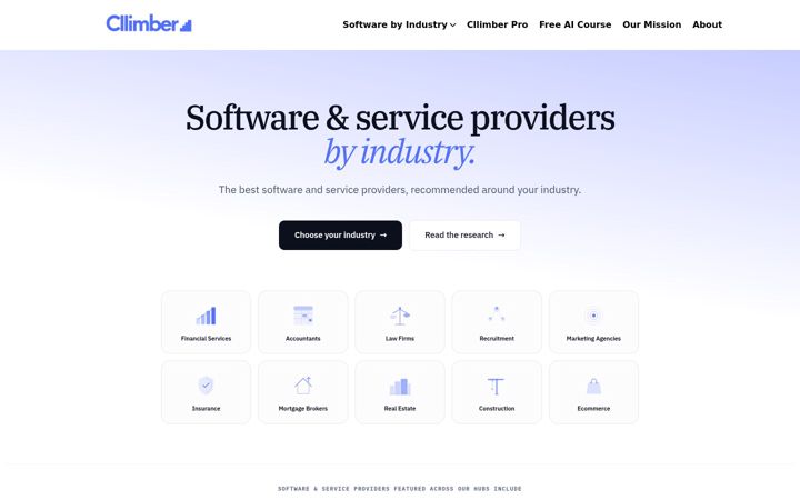 Screenshot of cllimber.com