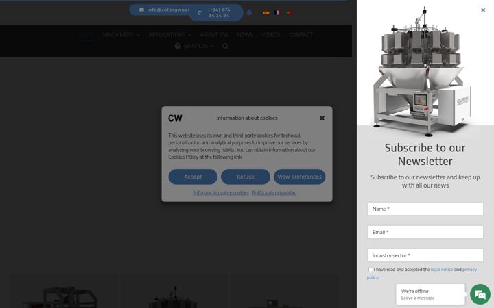 Screenshot of cllwood.com