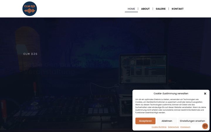Screenshot of clm-djs.de