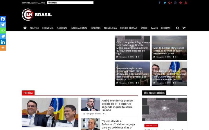 Captura de pantalla de clmbrasil.com.br