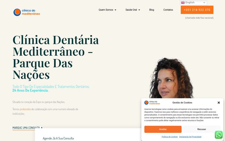 Screenshot of clmediterraneo.com