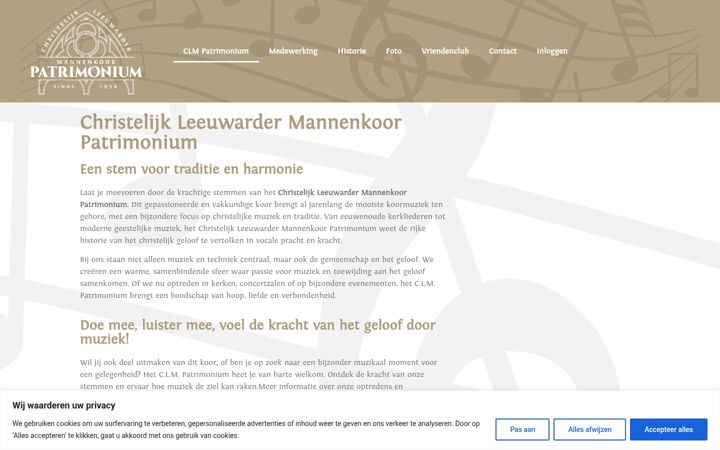 Captura de ecrã de clmpatrimonium.nl
