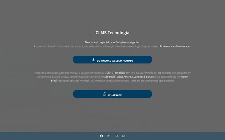 Captura de pantalla de clms.com.br