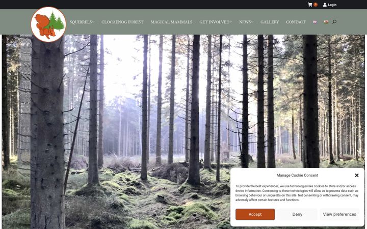 Screenshot von clocaenog-rst.org