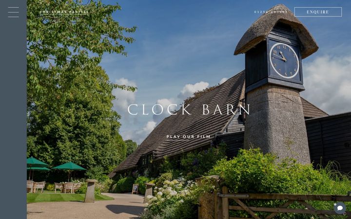 Capture d'écran de clockbarn-weddings.co.uk