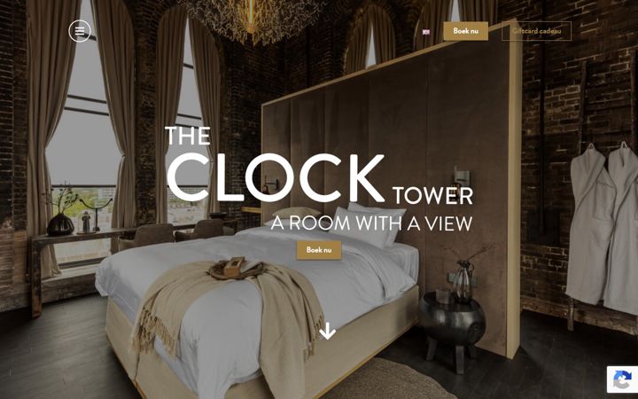 Captura de ecrã de clocktower.nl